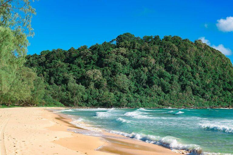 <a href='https://www.fodors.com/world/asia/cambodia/experiences/news/10-best-beaches-in-cambodia#'>From "10 Best Beaches in Cambodia: Lazy Beach, Koh Rong Sanloem"</a>
