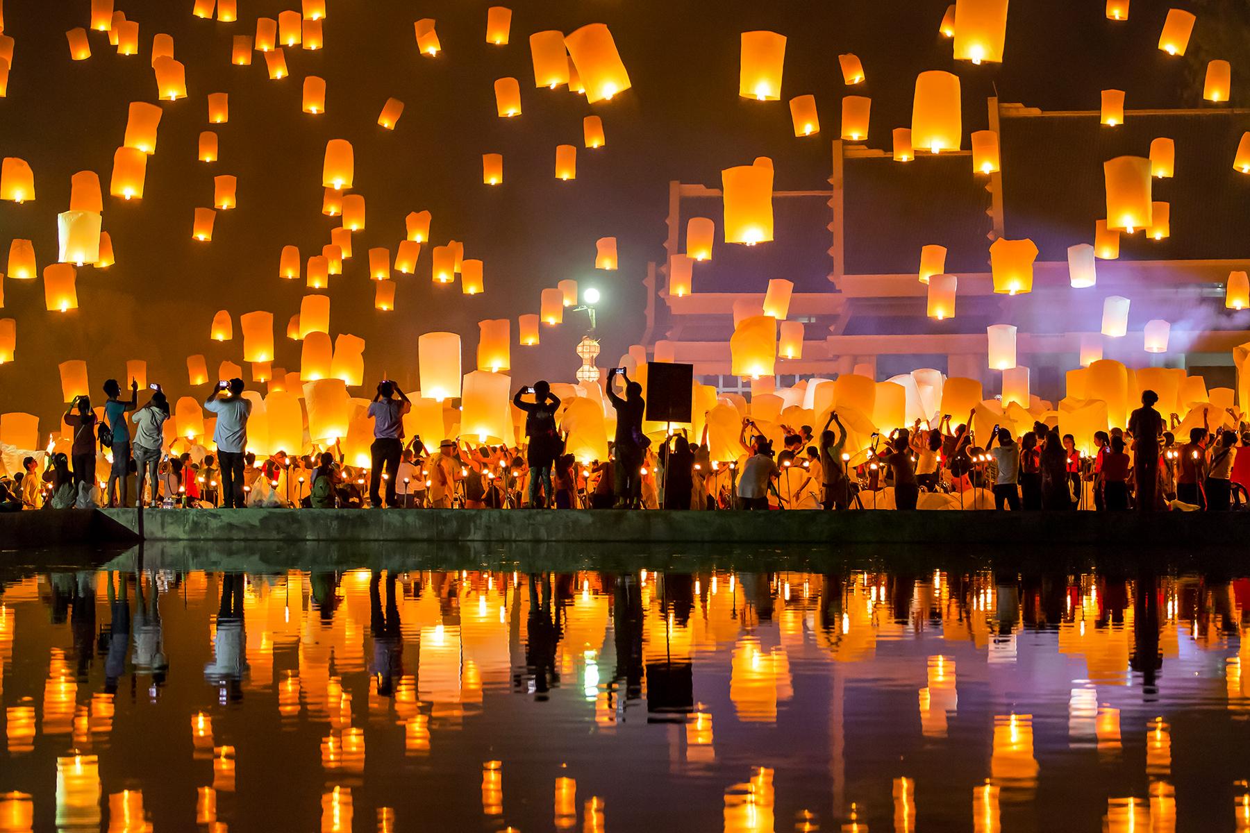 Thailand's Loi Krathong Festival of Lights and Lanterns