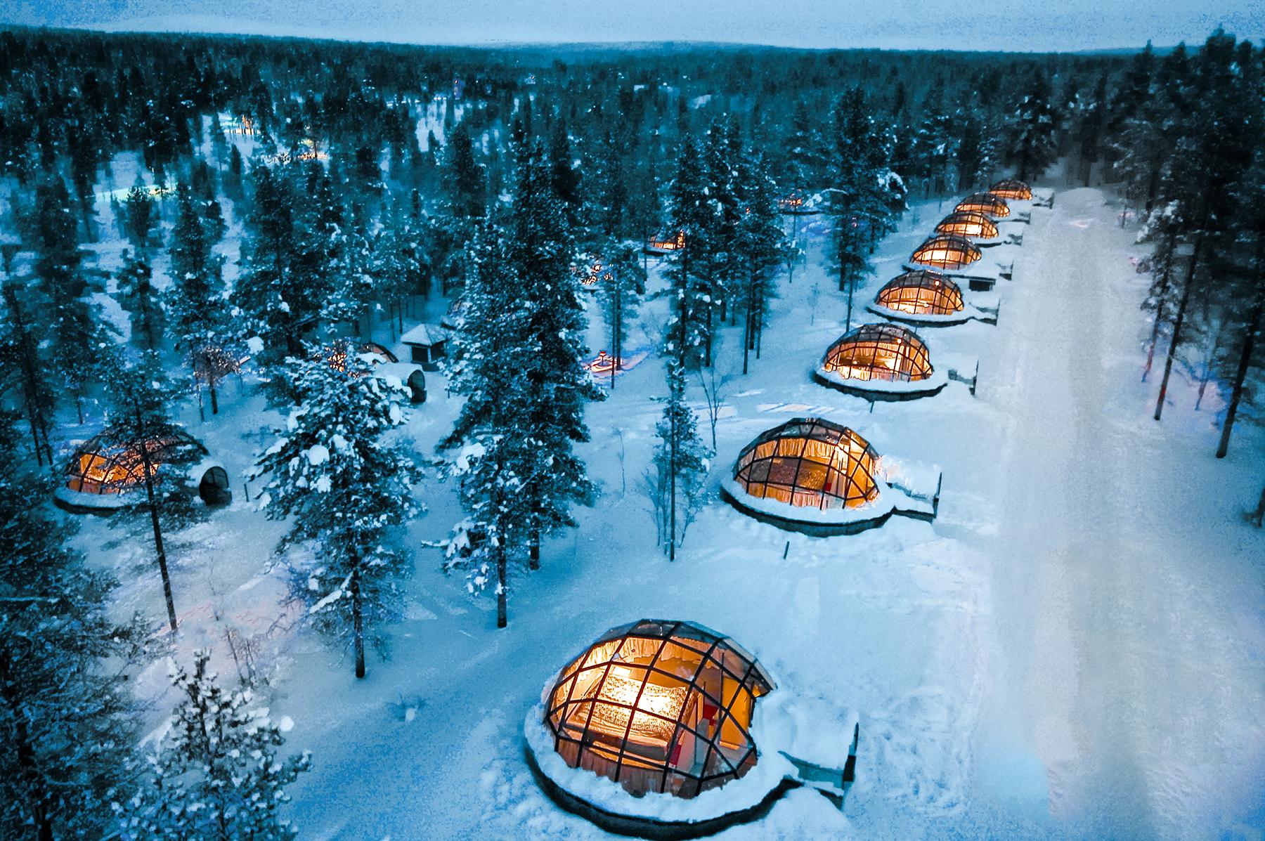 Night In An Igloo Lapland Finland