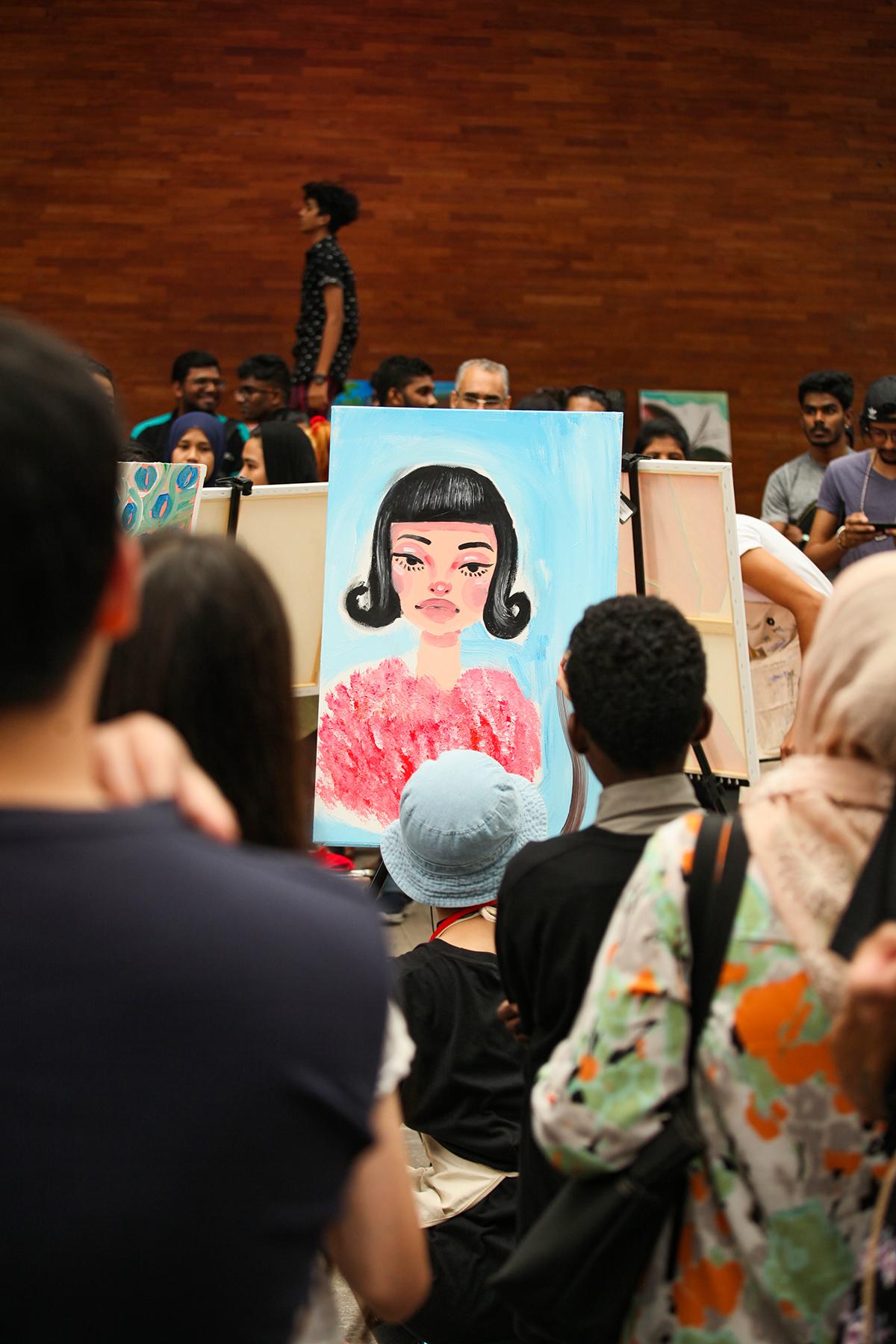 12_ArtAndMusicInKualaLumpur__LiveArtProjects_Street art events in Malaysia art battle publika unhcr