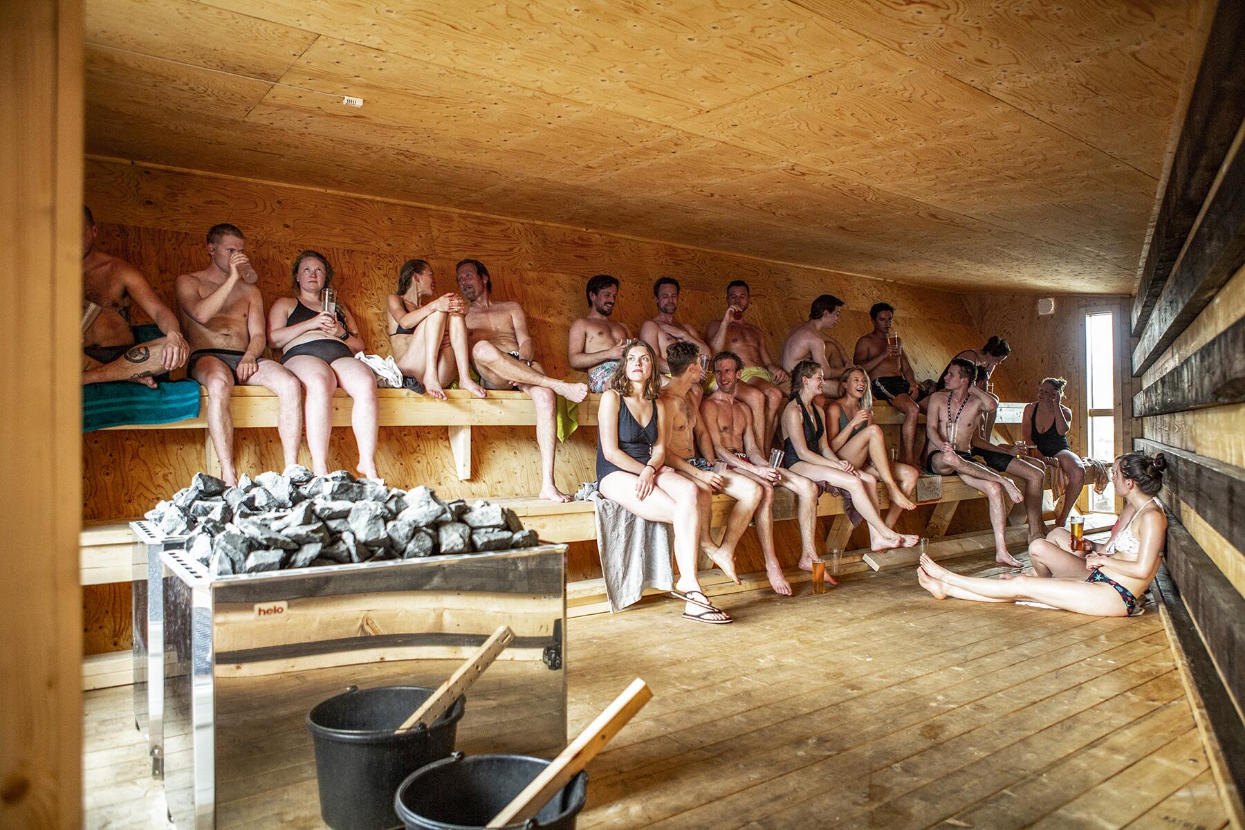 Sauna naked