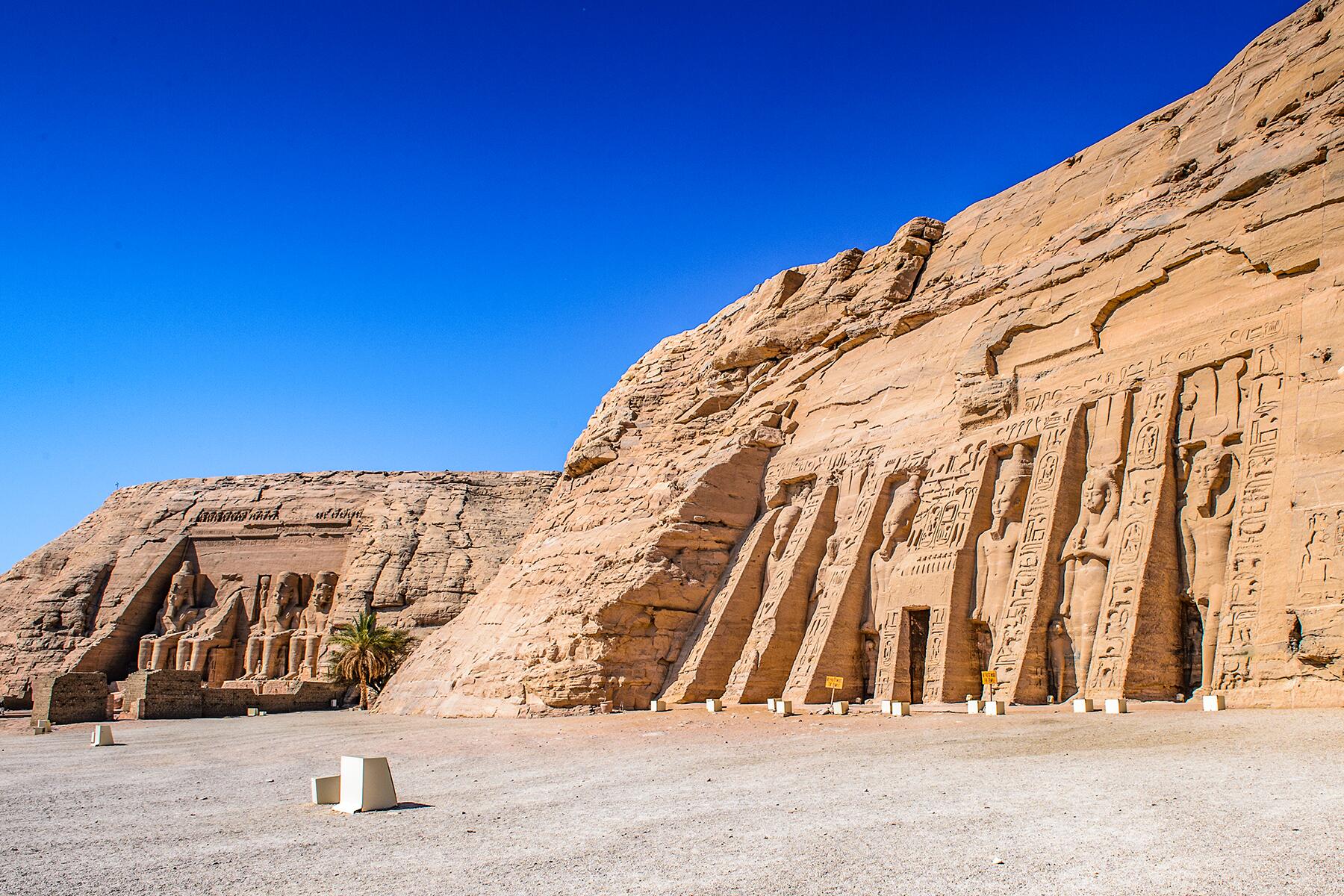 01_TopSightsOfEgypt__AbuSimbelTemples_1 Small Temple of Nefertari, Abu Simbel, Egypt - shutterstock 236409772