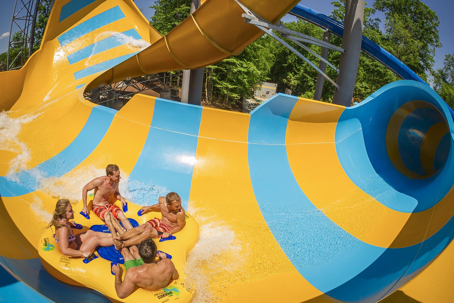 Cool Water Park Slides