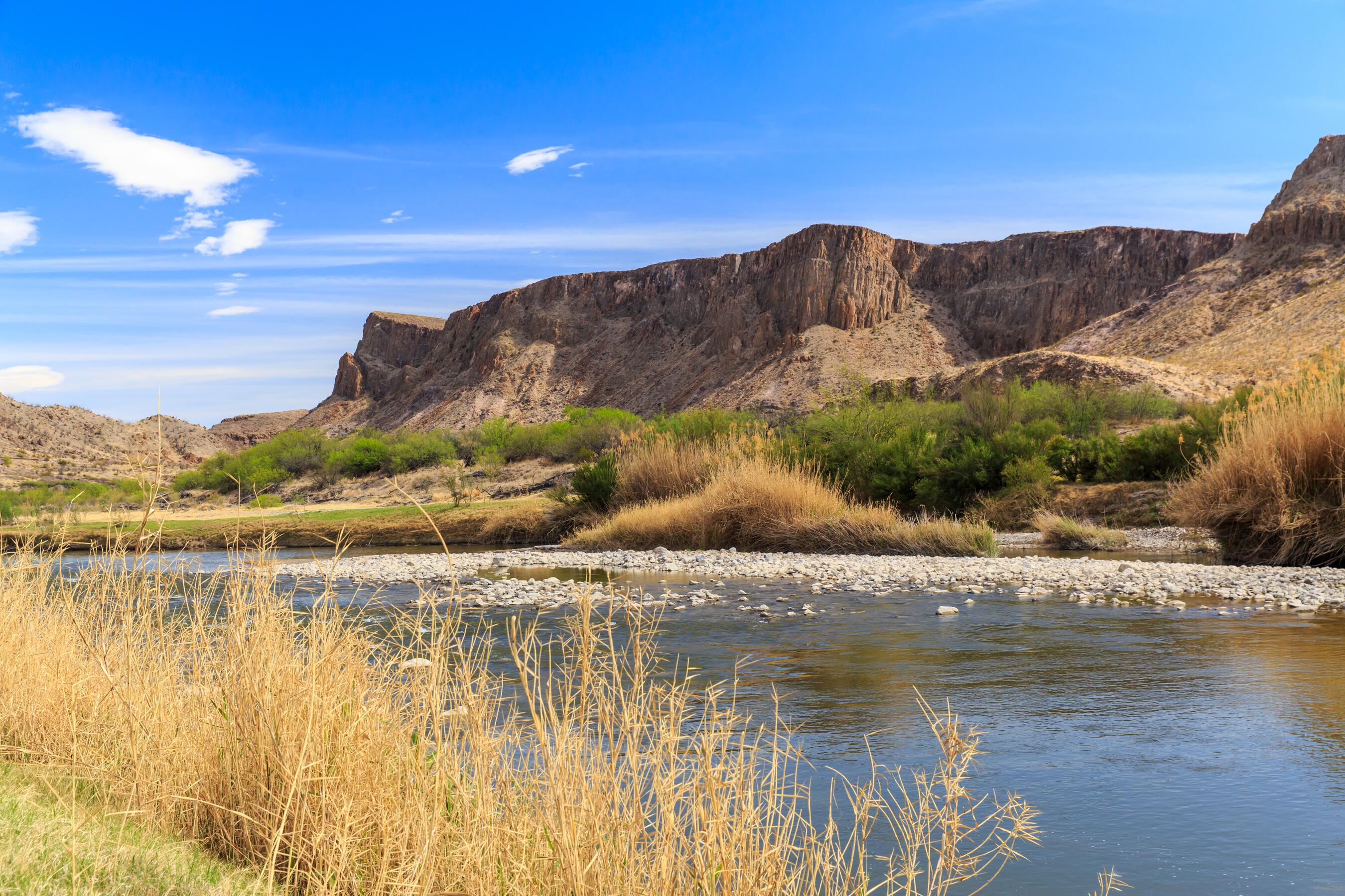 Visit the Border Area in Big Bend National Park, Texas and Mexico