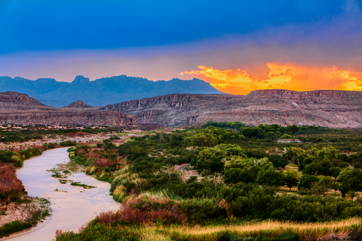 Visit the Border Area in Big Bend National Park, Texas and Mexico