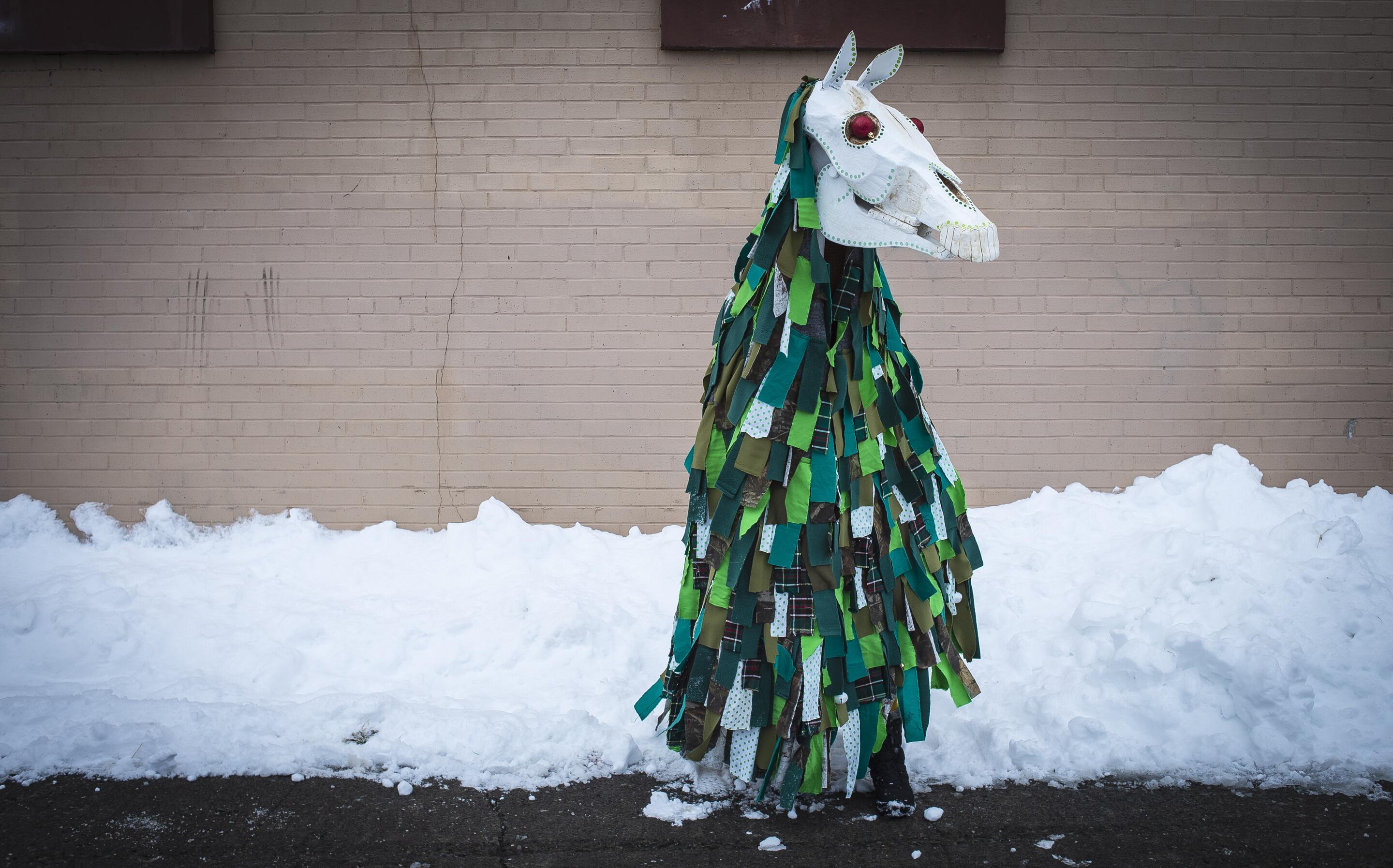A Very Weird Christmas Tradition in Canada Mummering