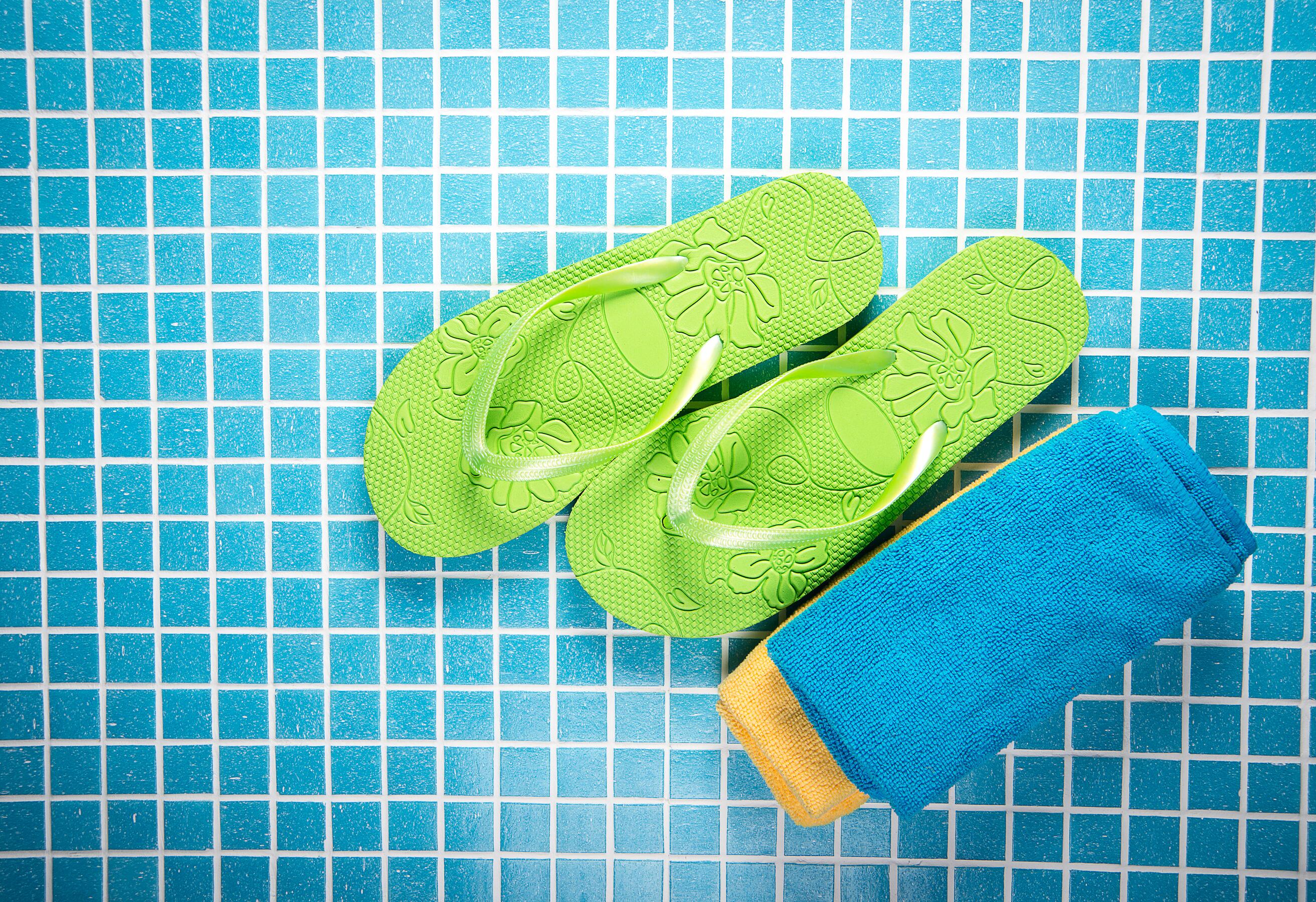flip flops for shower use