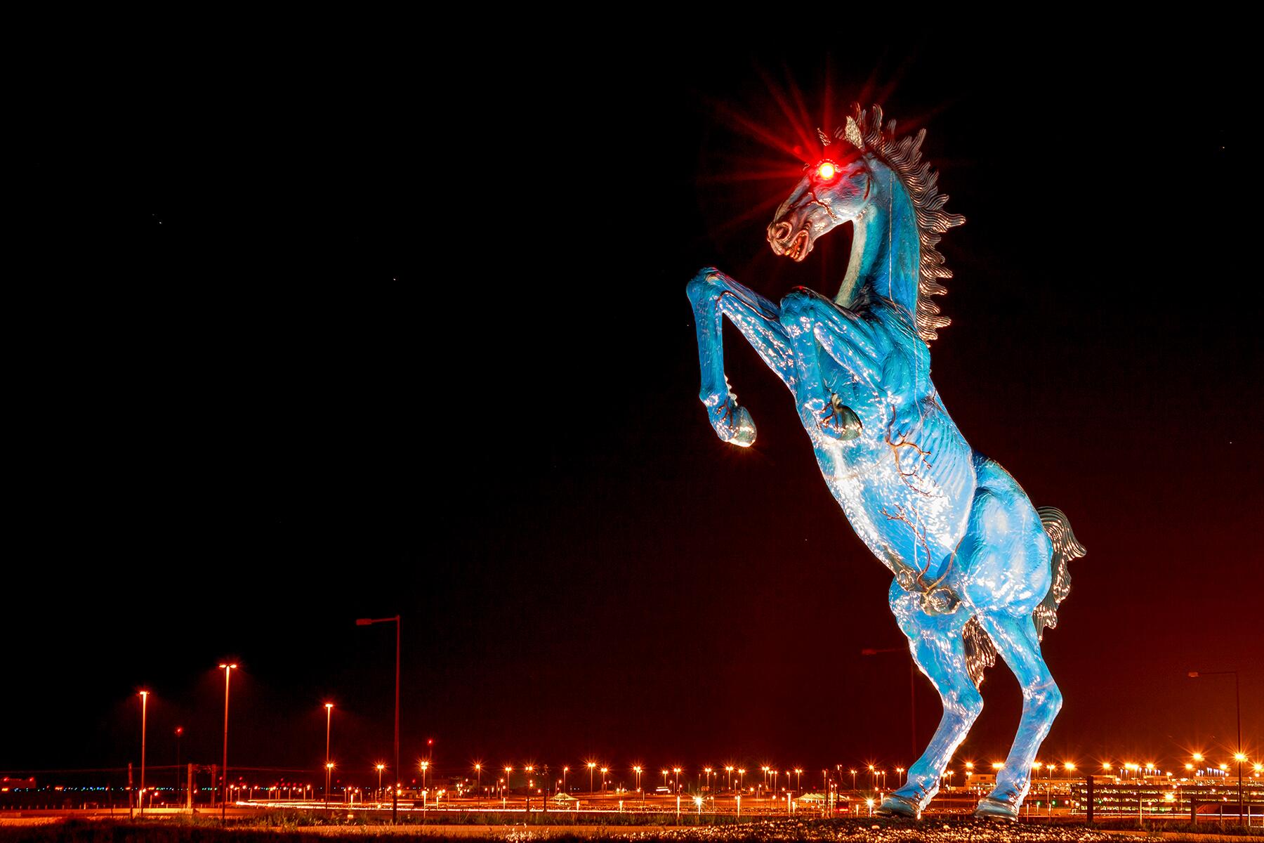 Blucifer: What's the Story With Denver Airport's Scary Horse Statue?