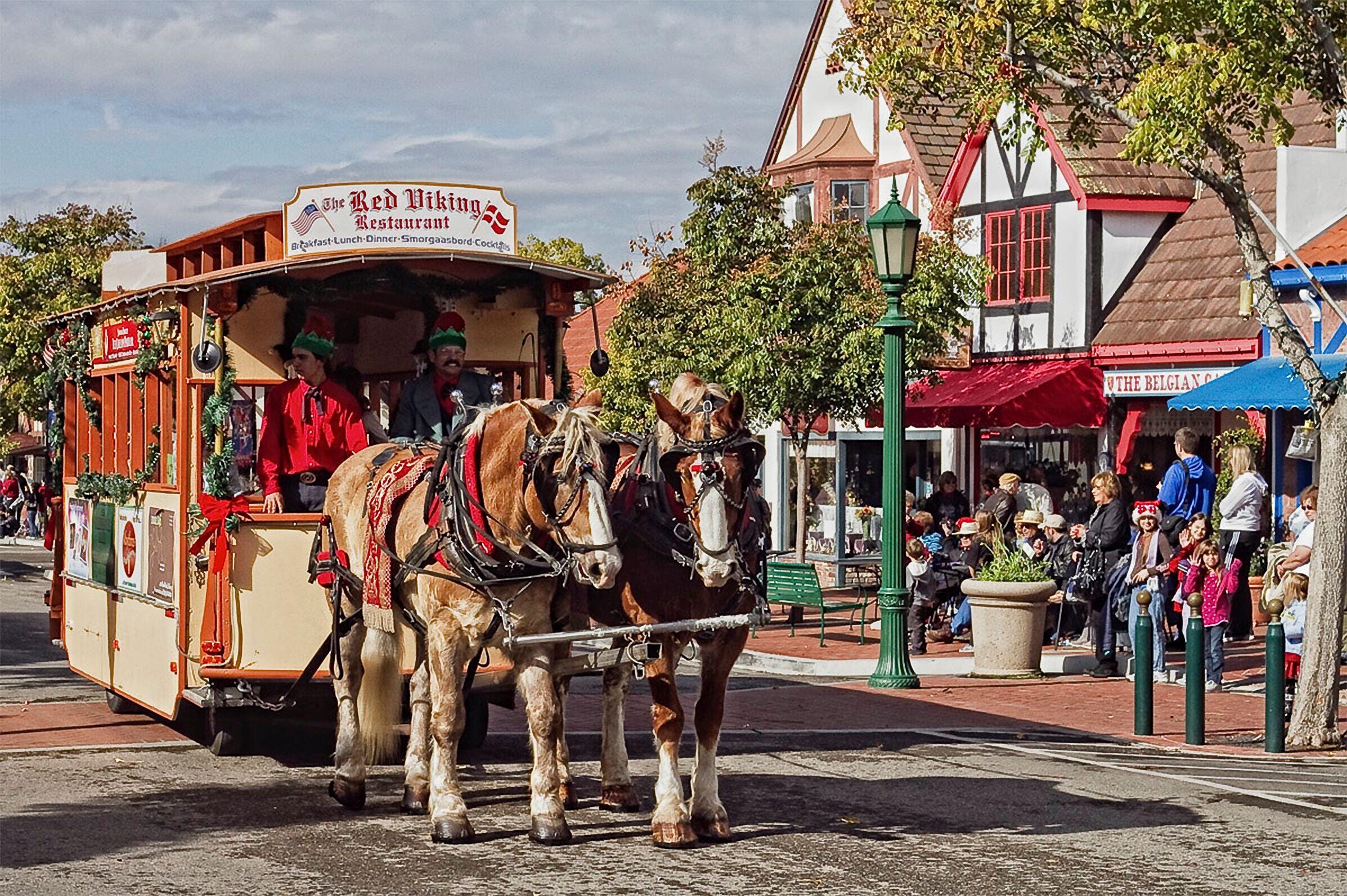 Solvang's Annual Christmas Tree Burn Is Weird and Wonderful