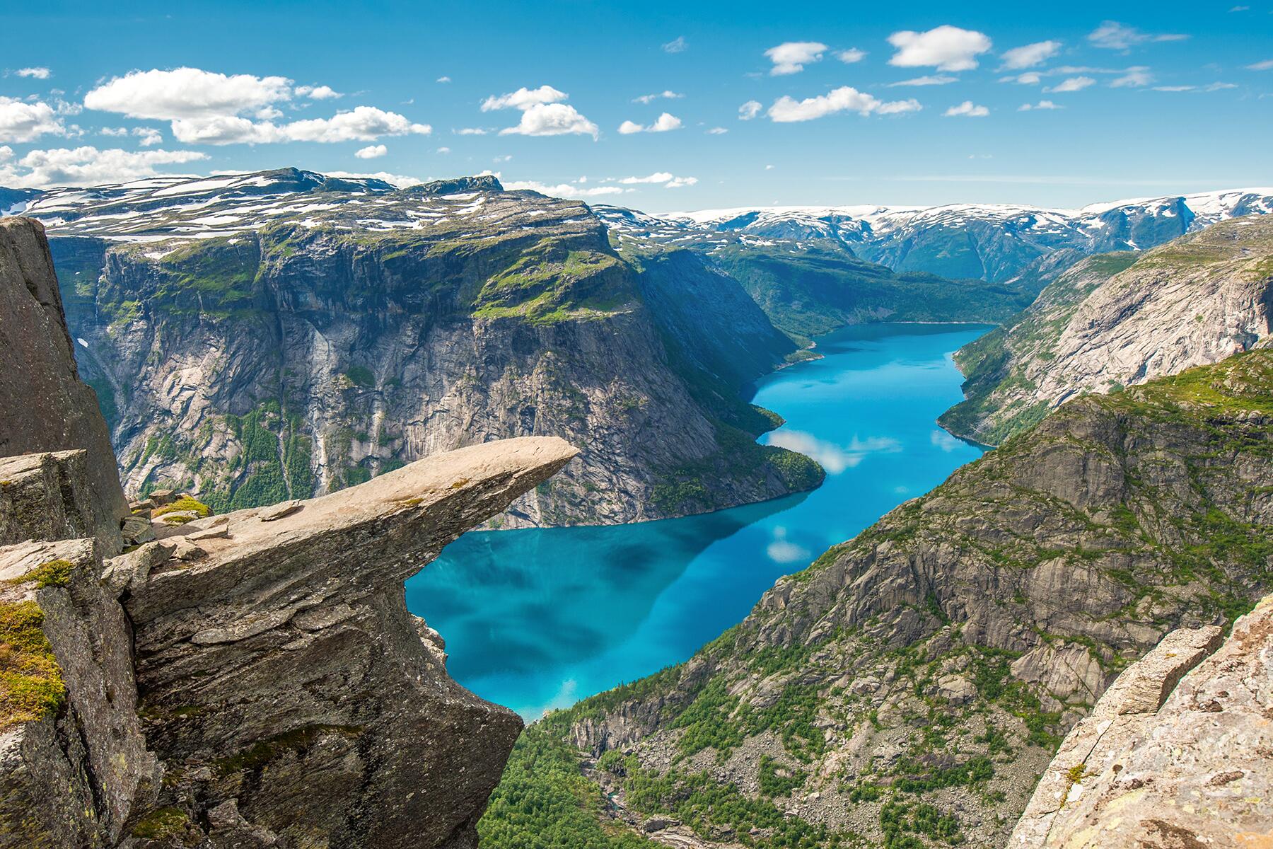 warmest time to visit norway