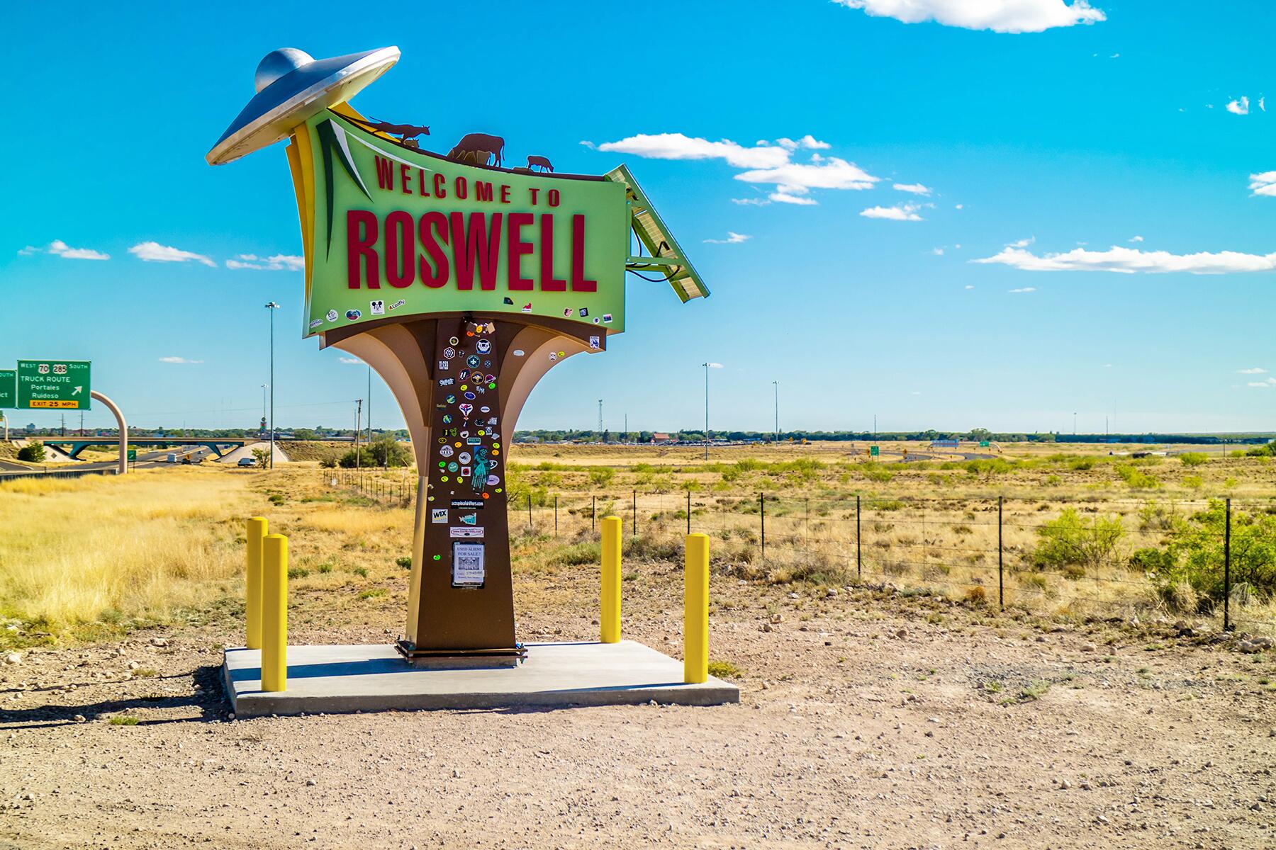 Albuquerque to Roswell, New Mexico
