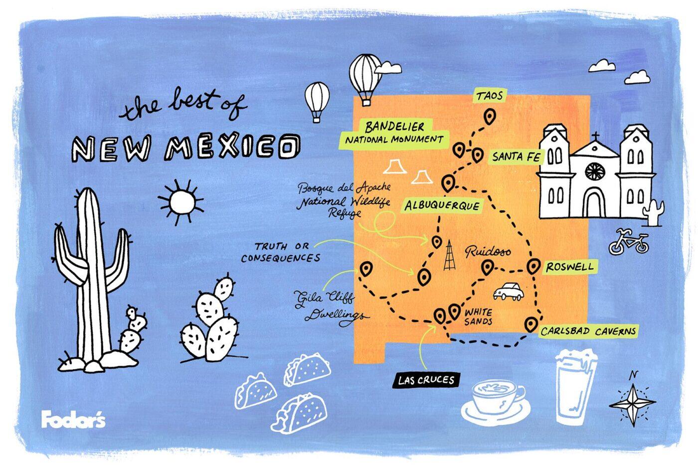 Road Trip Itinerary The Best of New Mexico