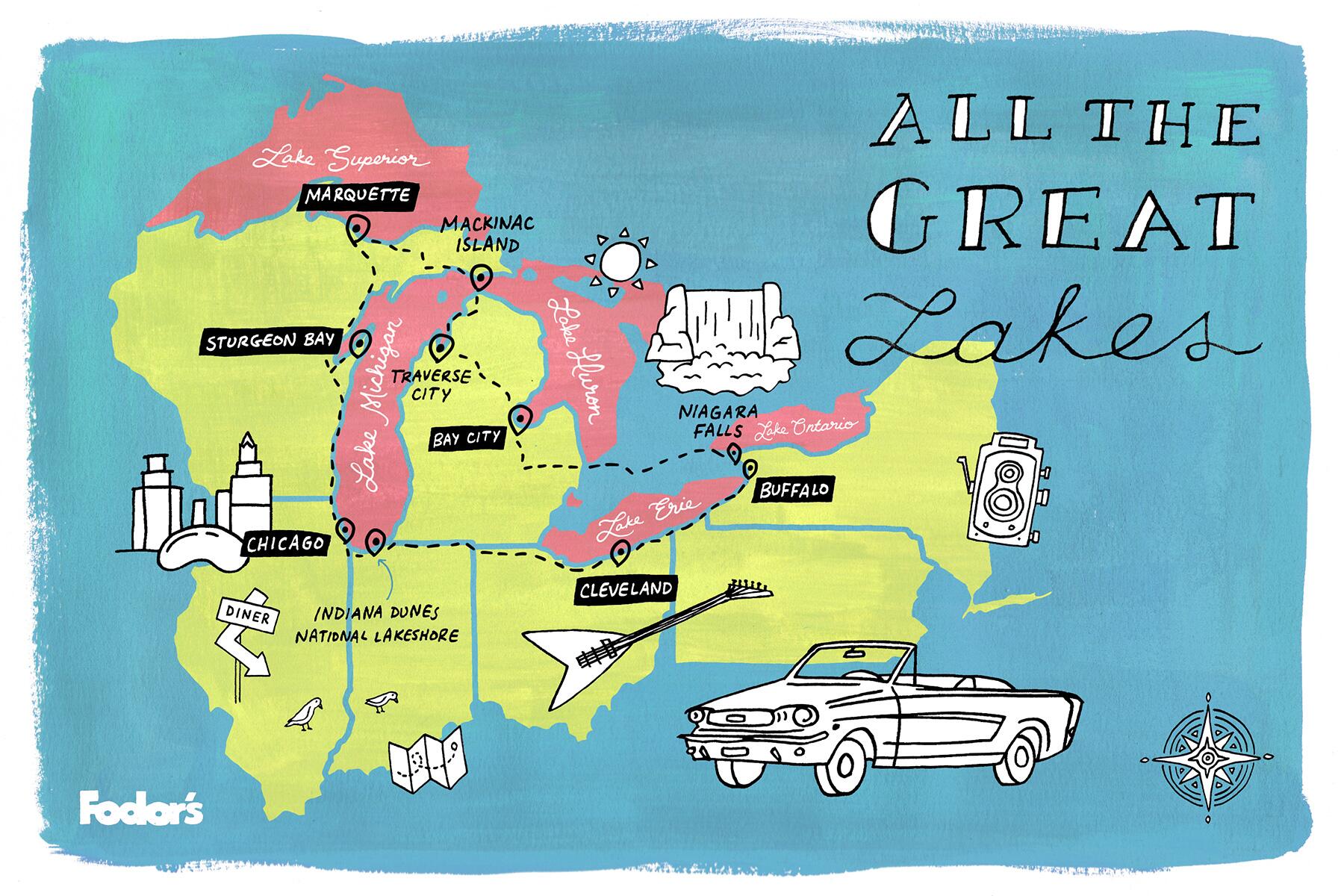 Road Trip Itinerary: A Trip to All the Great Lakes