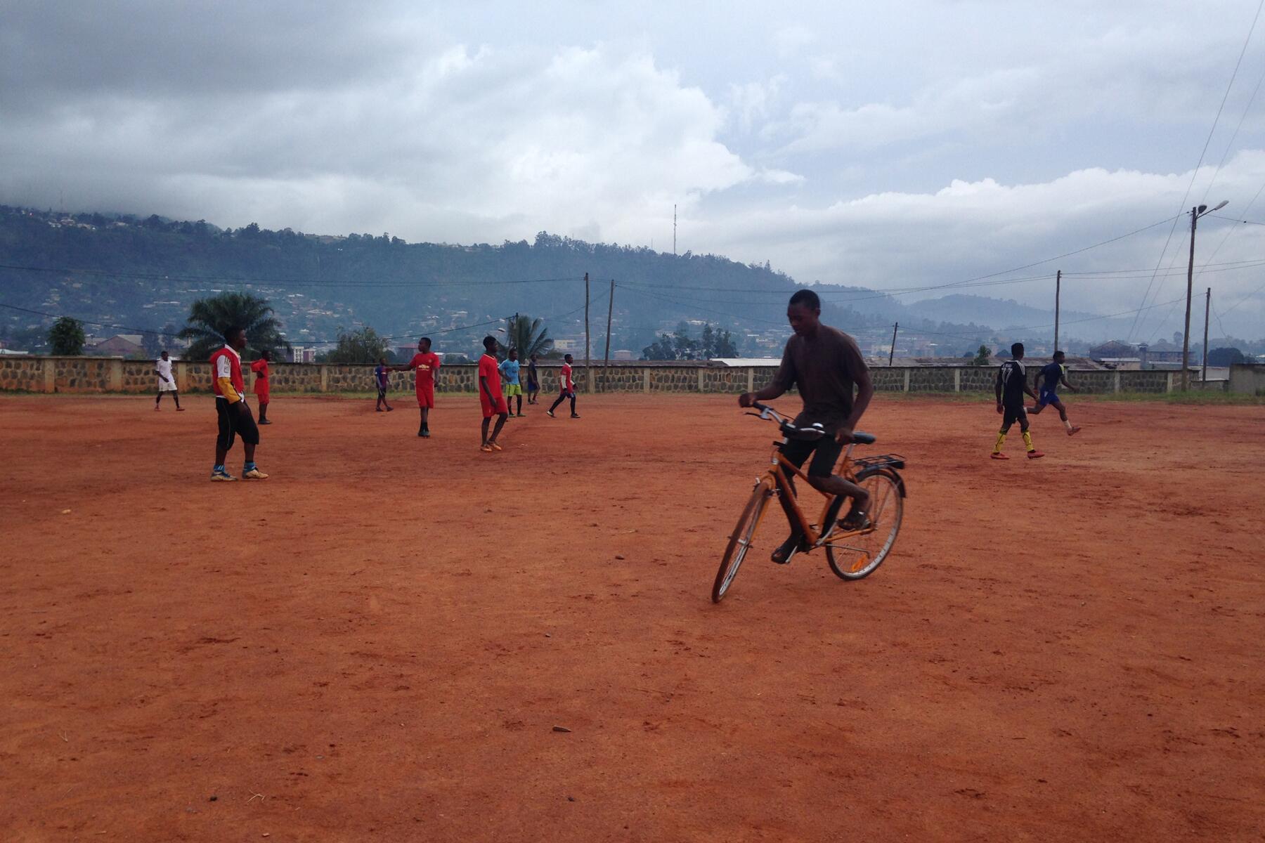Children playing in Bamenda