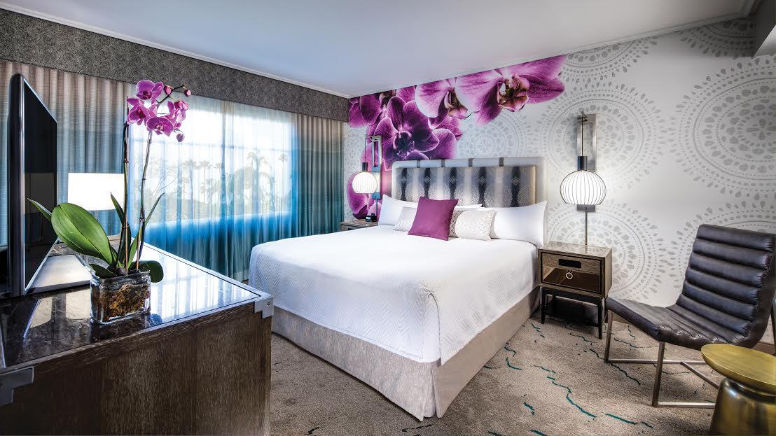 King Suite bedroom at Loews Royal Pacific Resort photo courtesy Loews Hotels at Universal Orlando