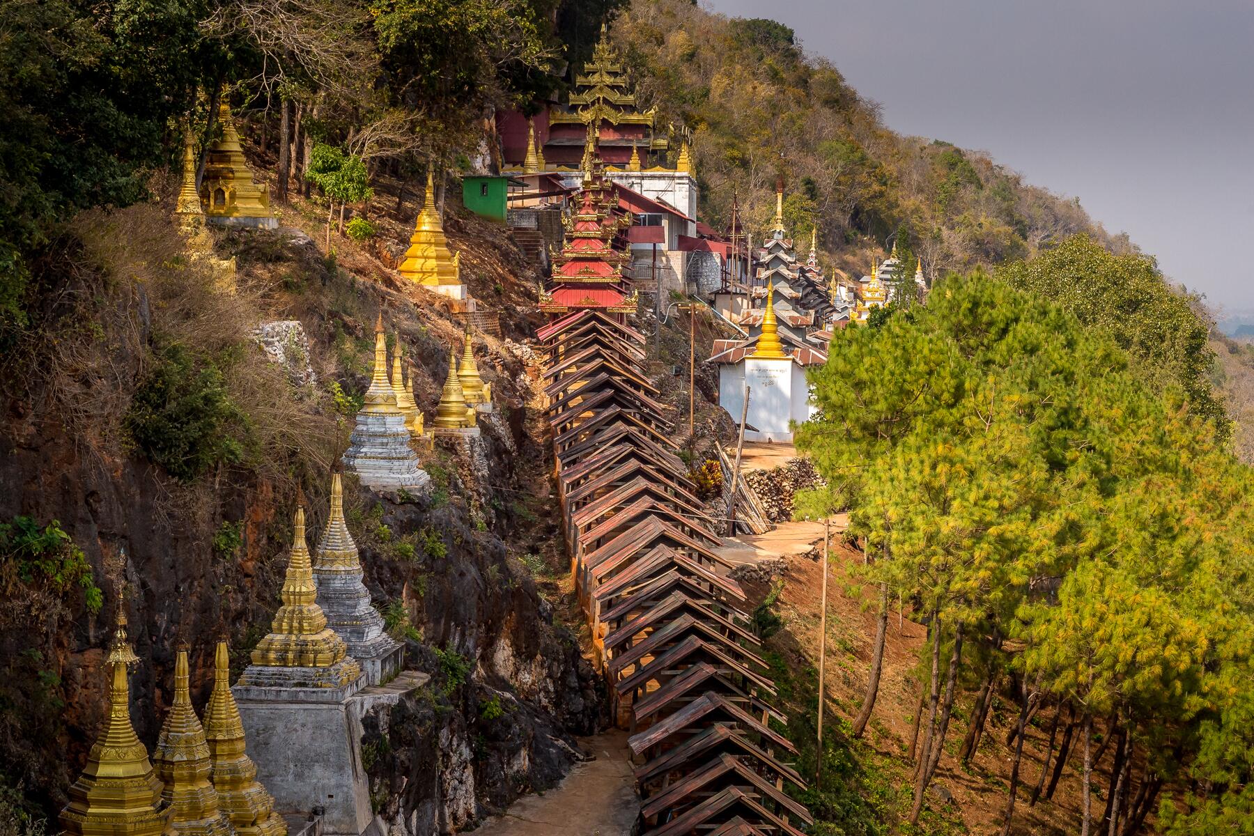 1. stairway leading to Shwe U Min Pagoda