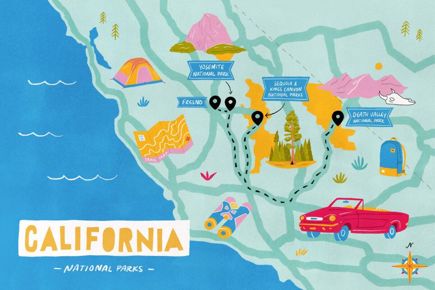 visit california road trips