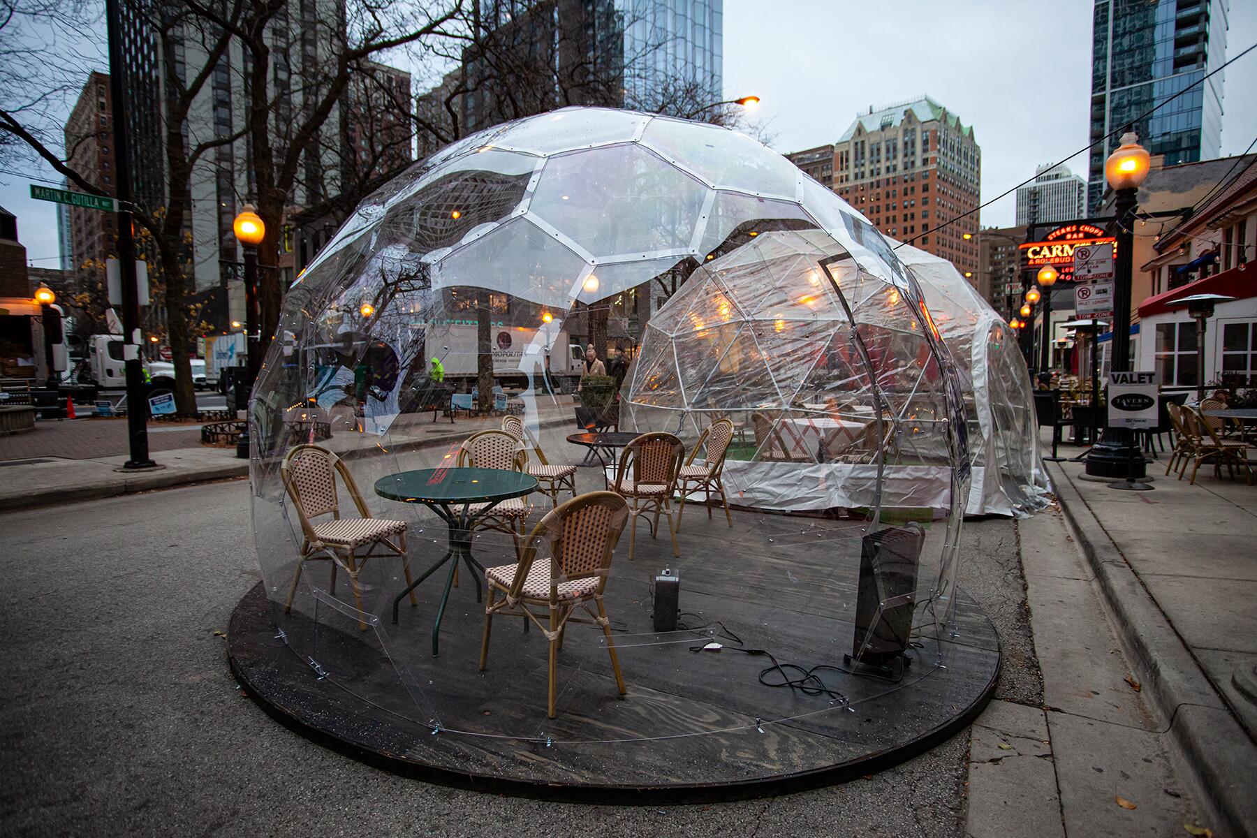 Are the Domes That Restaurants Are Setting Up Right Now Really Safe to