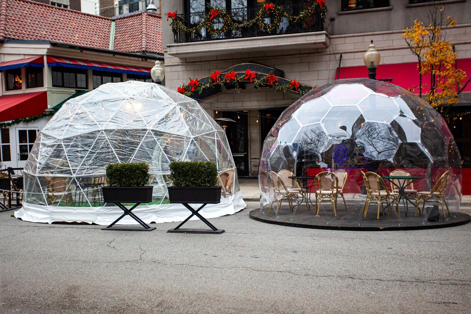 Are the Domes That Restaurants Are Setting Up Right Now Really Safe to