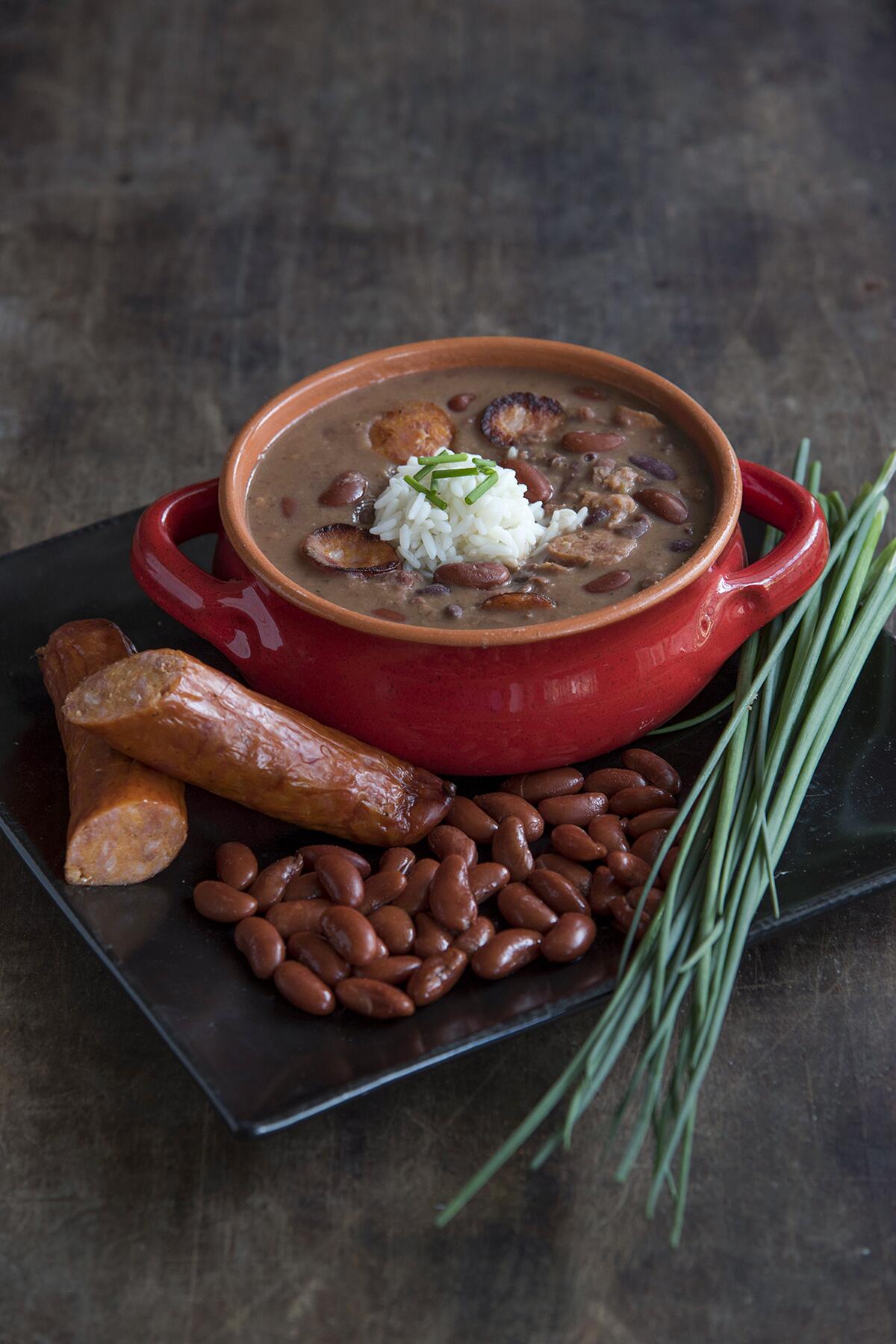 Red Beans, Rice and Sausage Gumbo