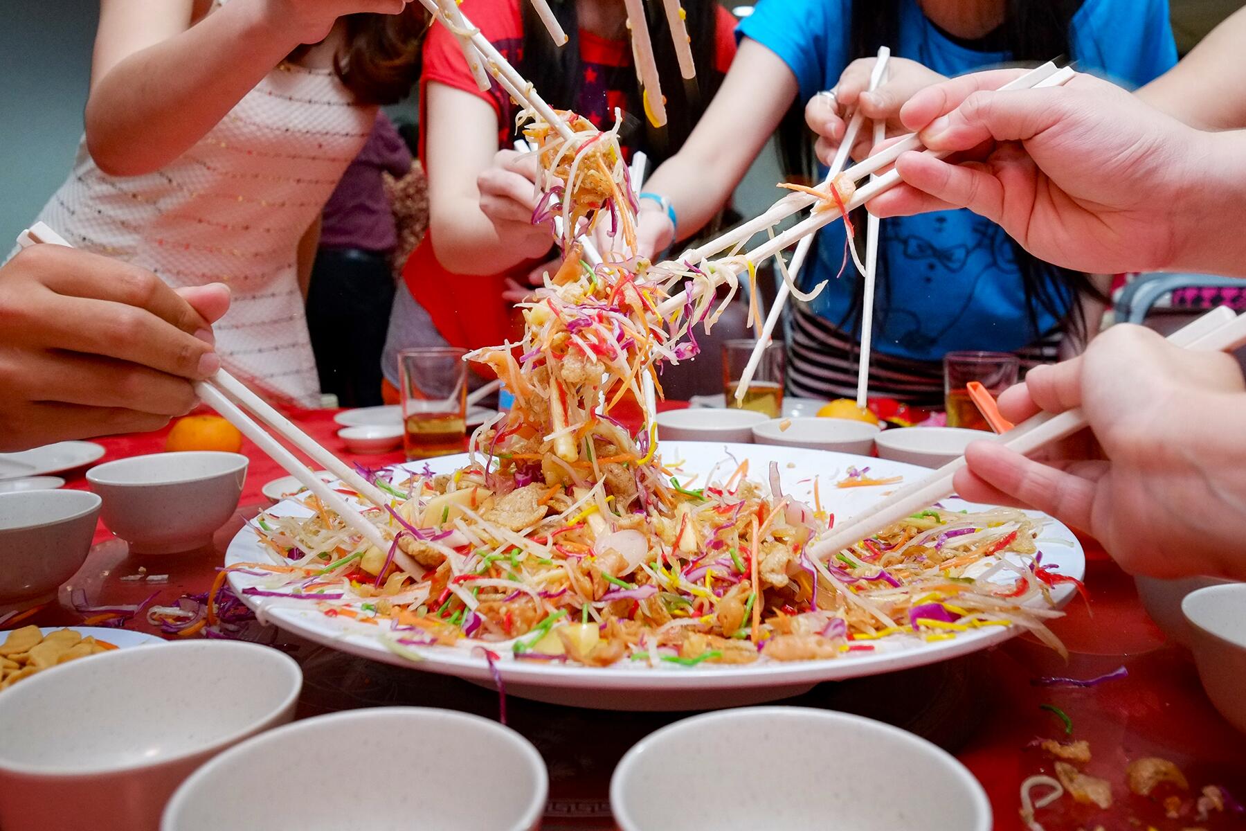 Yee Sang Is a Traditional Lunar New Year Dish in Malaysia