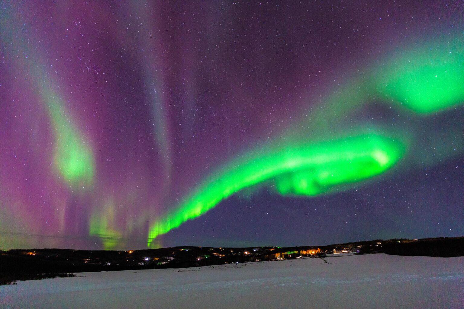 Where to see the northern lights porttyred