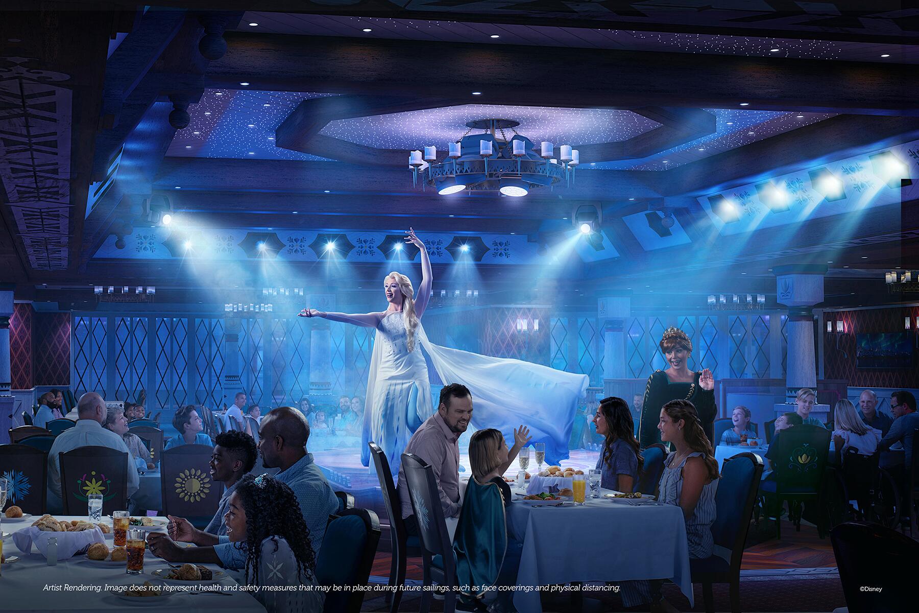Disney Wish - Family Dining - Arendelle A Frozen Dining Adventure