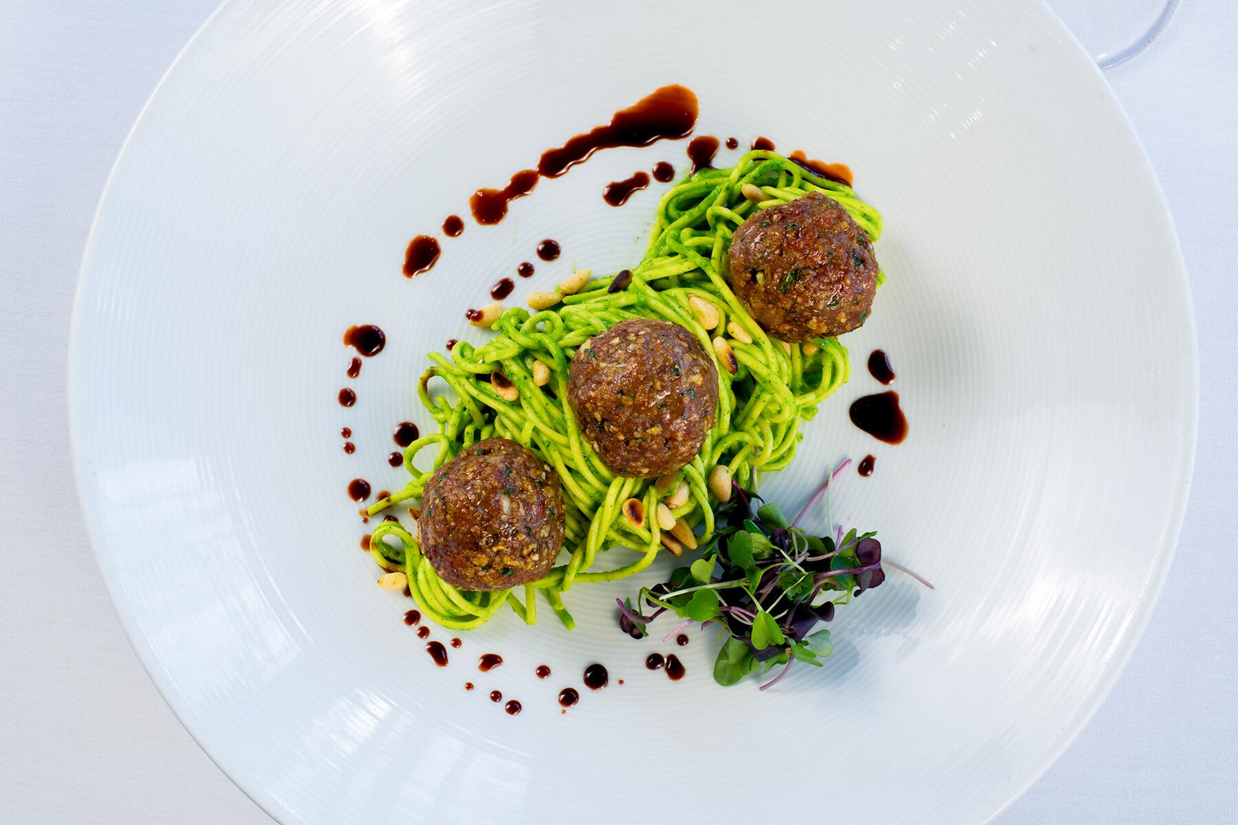 2-Market Steer Moroccan Spaghetti and Meatballs credit Justin Goode