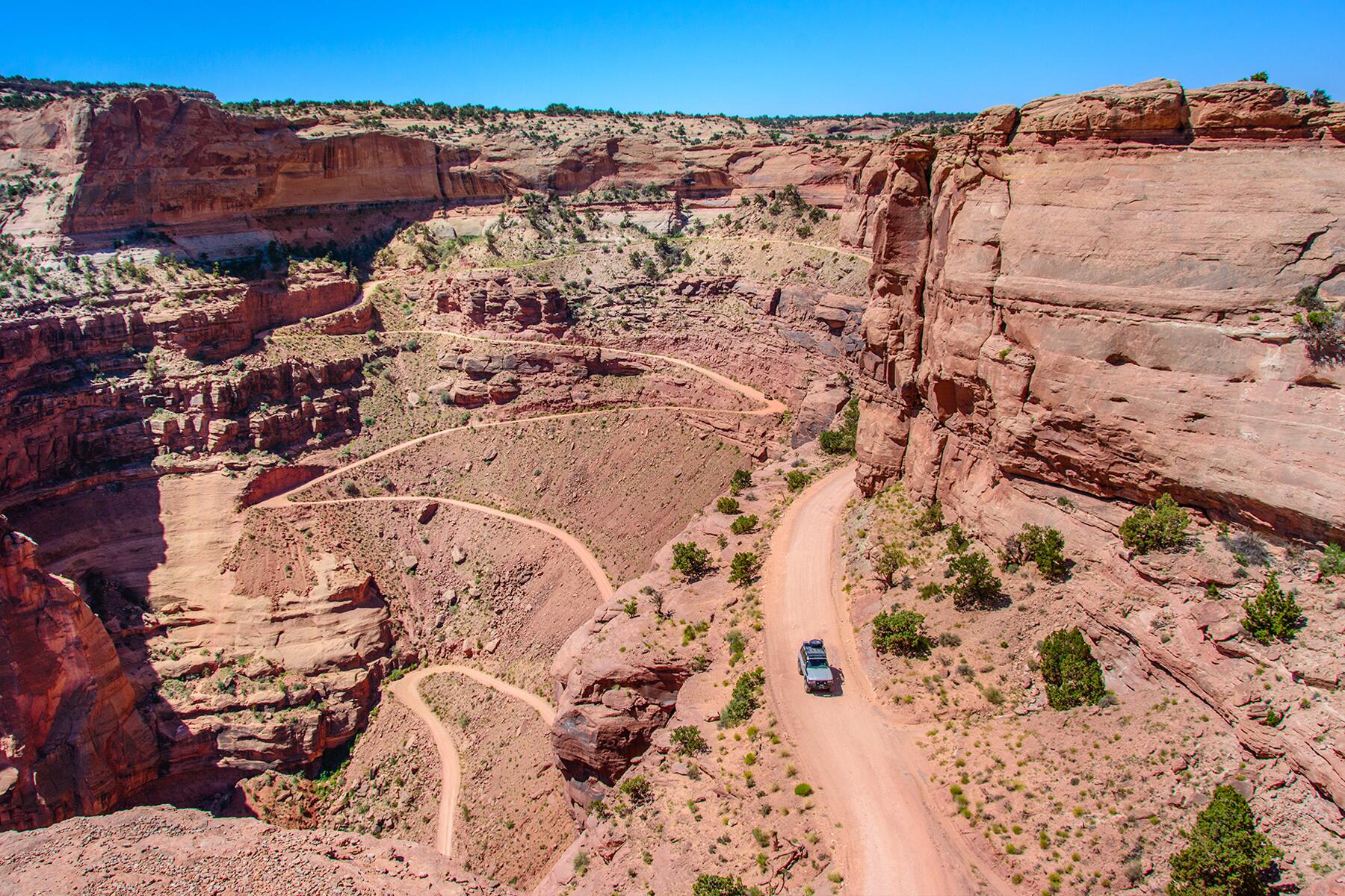 <a href='https://www.fodors.com/world/north-america/usa/utah/experiences/news/photos/ultimate-things-to-do-in-utah#'>From &quot;25 Ultimate Things to Do in Utah: Turn Your Knuckles White on the Shafer Trail and Moki Dugway Drives&quot;</a>