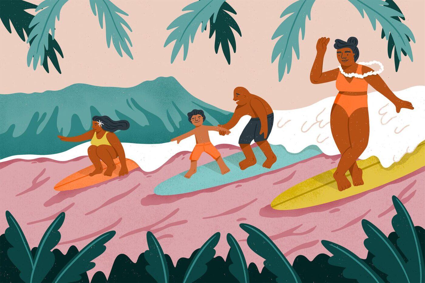 Hawaii’s Waikiki Beach Is the Ideal Place to Try Surfing for the First Time