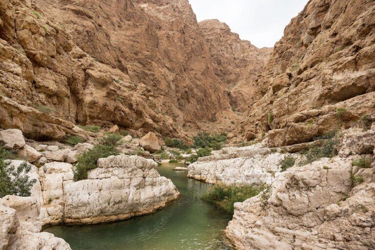 <a href='https://www.fodors.com/go-list/2023/africa-middle-east#wadi-shab'>Fodor’s Go List 2023: Wadi Shab, Oman</a>