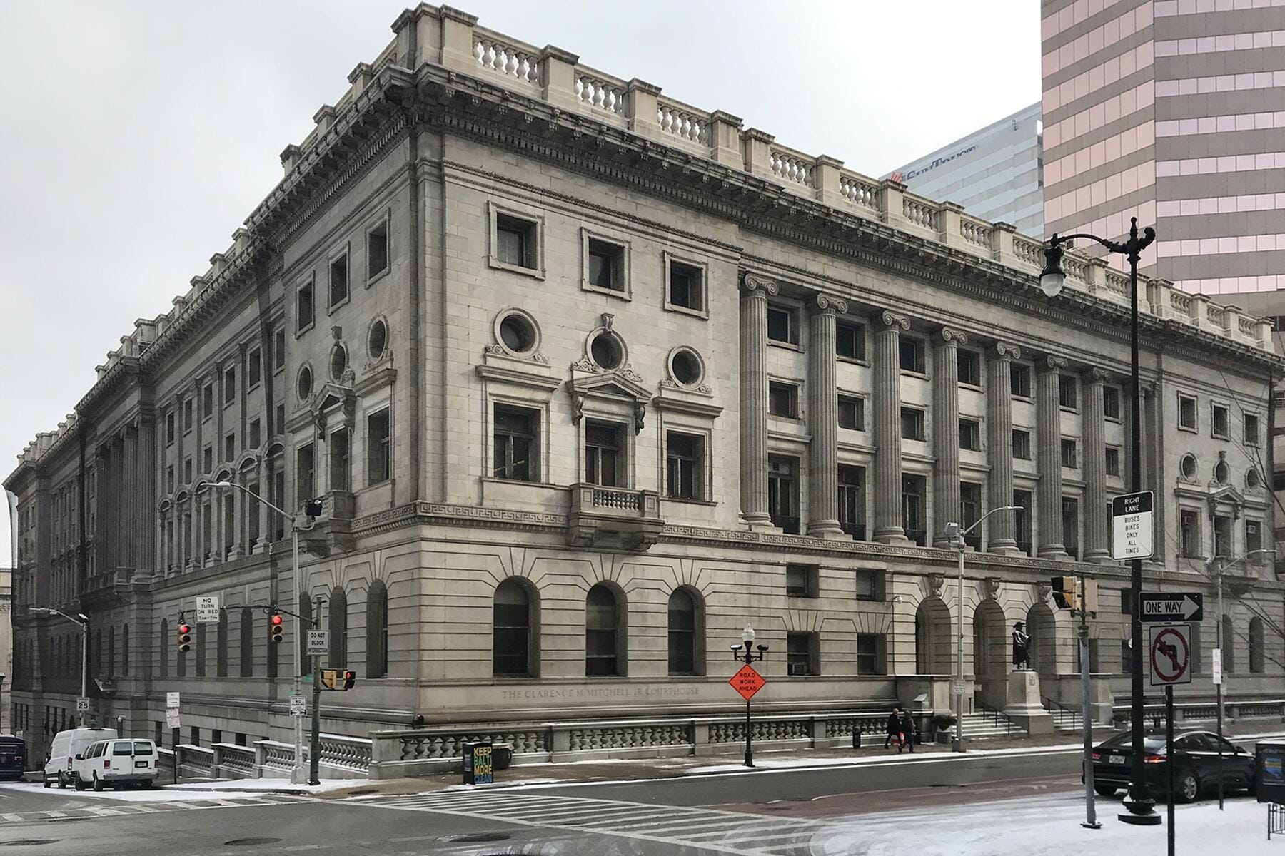 <a href='https://www.fodors.com/world/north-america/usa/maryland/baltimore/experiences/news/photos/places-to-connect-with-black-history-in-baltimore#'>From &quot;11 Places to Connect With Baltimore's Black History: Clarence M. Mitchell, Jr. Courthouse&quot;</a>