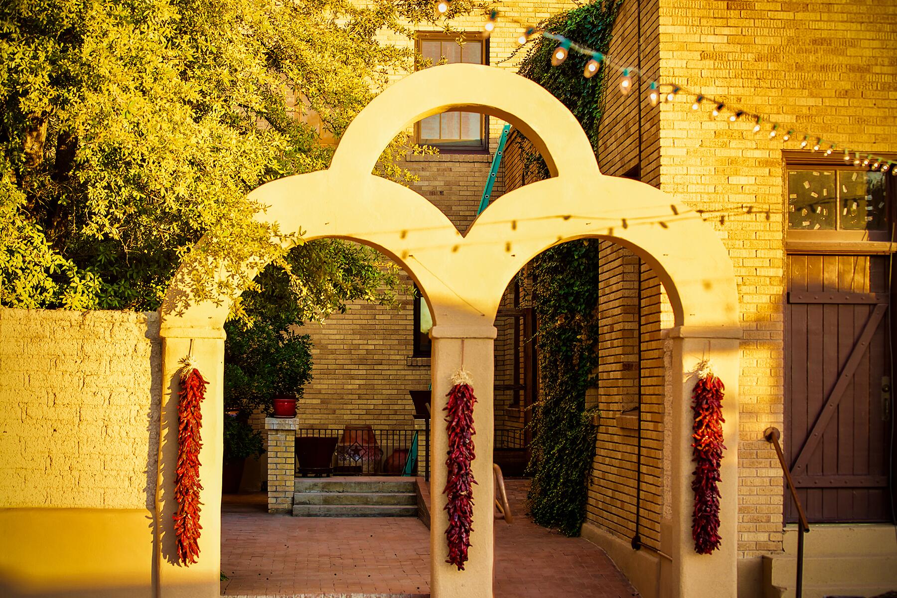 One of the archways at The Gage Hotel in Marathon_Texas_Michelle Gross