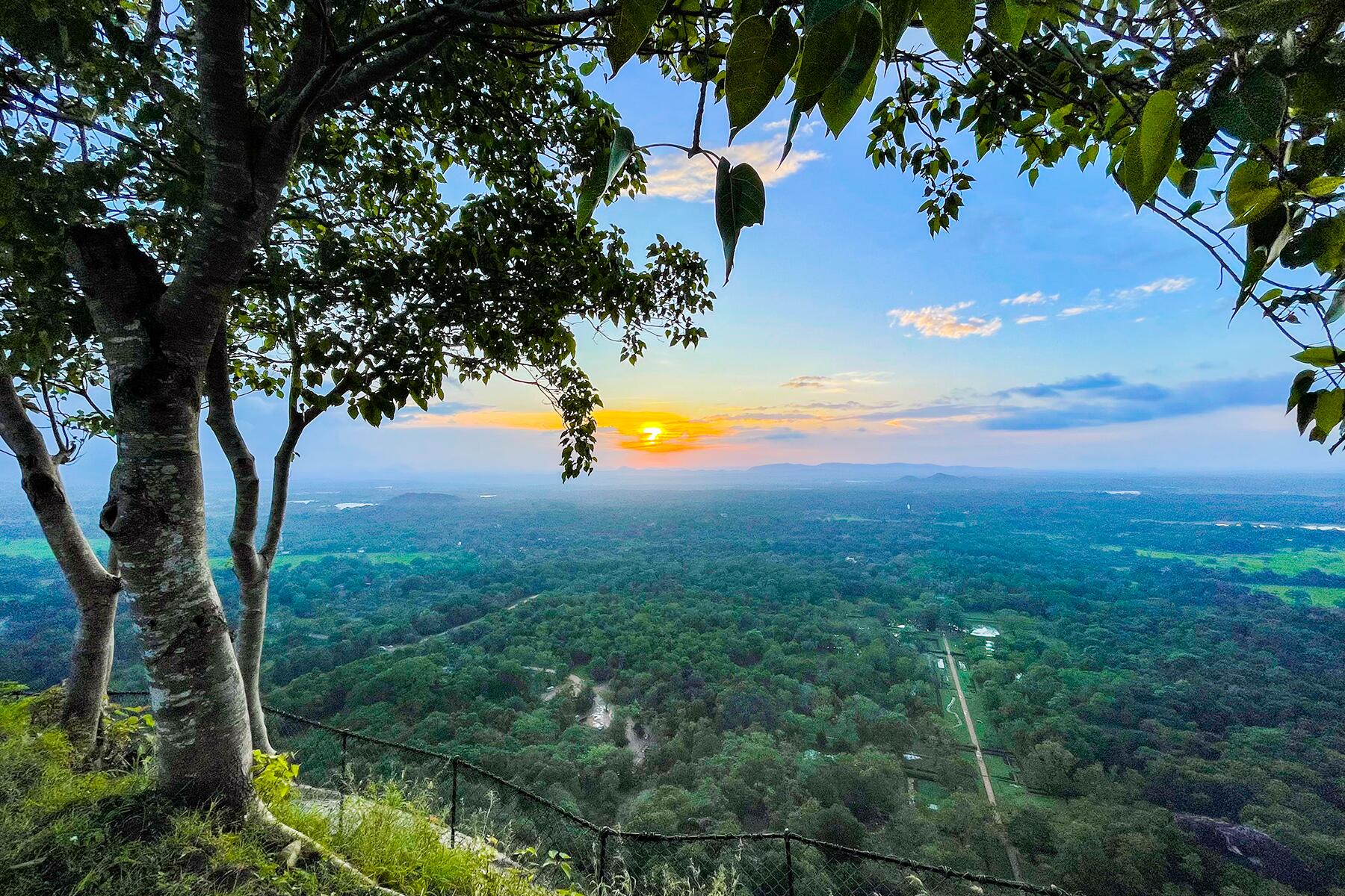 HERO Sunset from Sigiriya