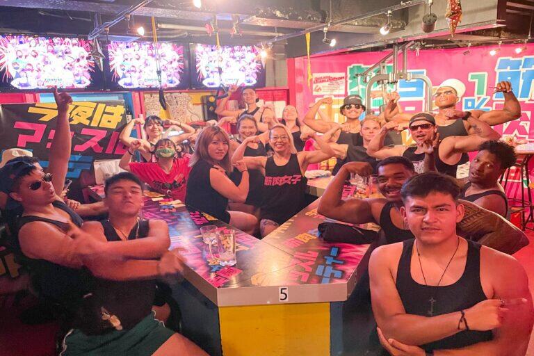 <a href='https://www.fodors.com/world/asia/japan/tokyo/experiences/news/photos/where-to-find-themed-restaurants-in-tokyo#'>From &quot;Tokyo’s 14 Most Bizarre Theme Bars and Restaurants: Muscle Girls Bar &quot;</a>