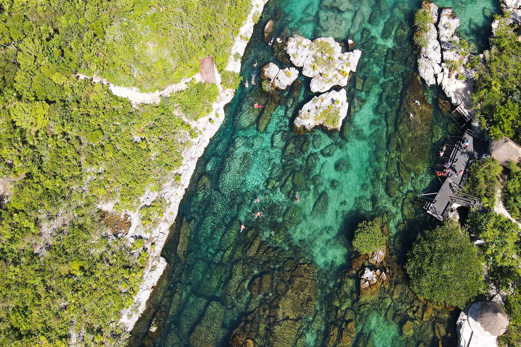 <a href='https://www.fodors.com/world/mexico-and-central-america/mexico/the-riviera-maya/experiences/news/photos/best-cenotes-to-visit-in-riviera-maya#'>From &quot;The 10 Most Magical Cenotes in the Riviera Maya: Cenote Yal-Kú&quot;</a>