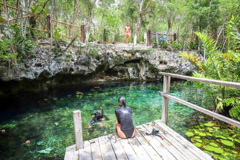 <a href='https://www.fodors.com/world/mexico-and-central-america/mexico/the-riviera-maya/experiences/news/photos/best-cenotes-to-visit-in-riviera-maya#'>From "The 10 Most Magical Cenotes in the Riviera Maya: Cenote Dos Ojos"</a>