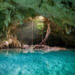 <a href='https://www.fodors.com/world/mexico-and-central-america/mexico/the-riviera-maya/experiences/news/photos/best-cenotes-to-visit-in-riviera-maya#'>From &quot;The 10 Most Magical Cenotes in the Riviera Maya: Cenote Calavera&quot;</a>