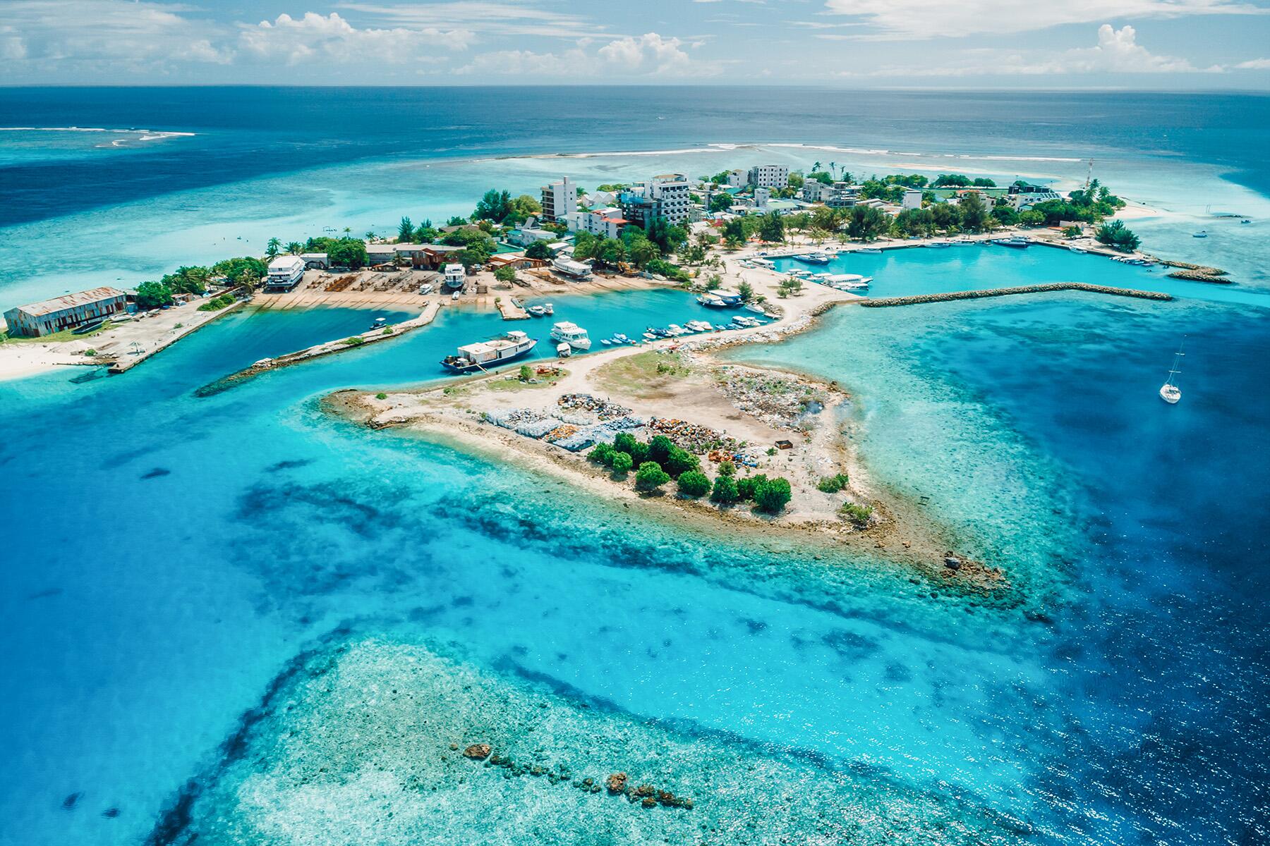 <a href='https://www.fodors.com/world/asia/maldives/experiences/news/photos/how-to-visit-the-best-of-maldives-on-a-budget#'>From "Yes, You Can Visit the Maldives on a Budget — if You Go to These 10 Islands: Gulhi"</a>