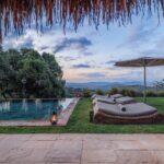 Pool Beds at Sunset