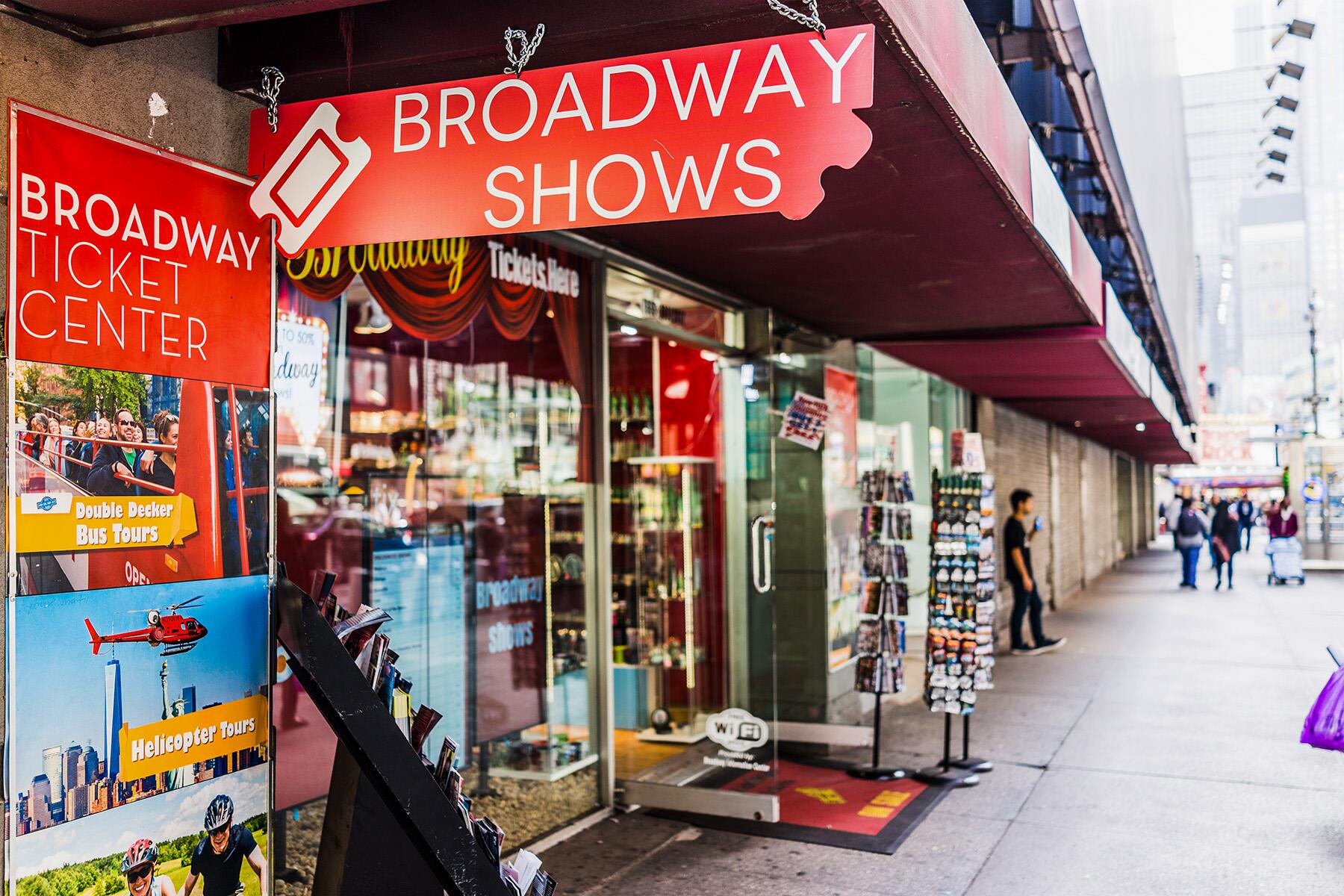 <a href='https://www.fodors.com/world/north-america/usa/new-york/new-york-city/experiences/news/photos/broadway-new-york-theater-district#'>From "Everything You Need to Know About New York City’s Broadway: How Do You Get Broadway Tickets Without Getting Scammed?"</a>
