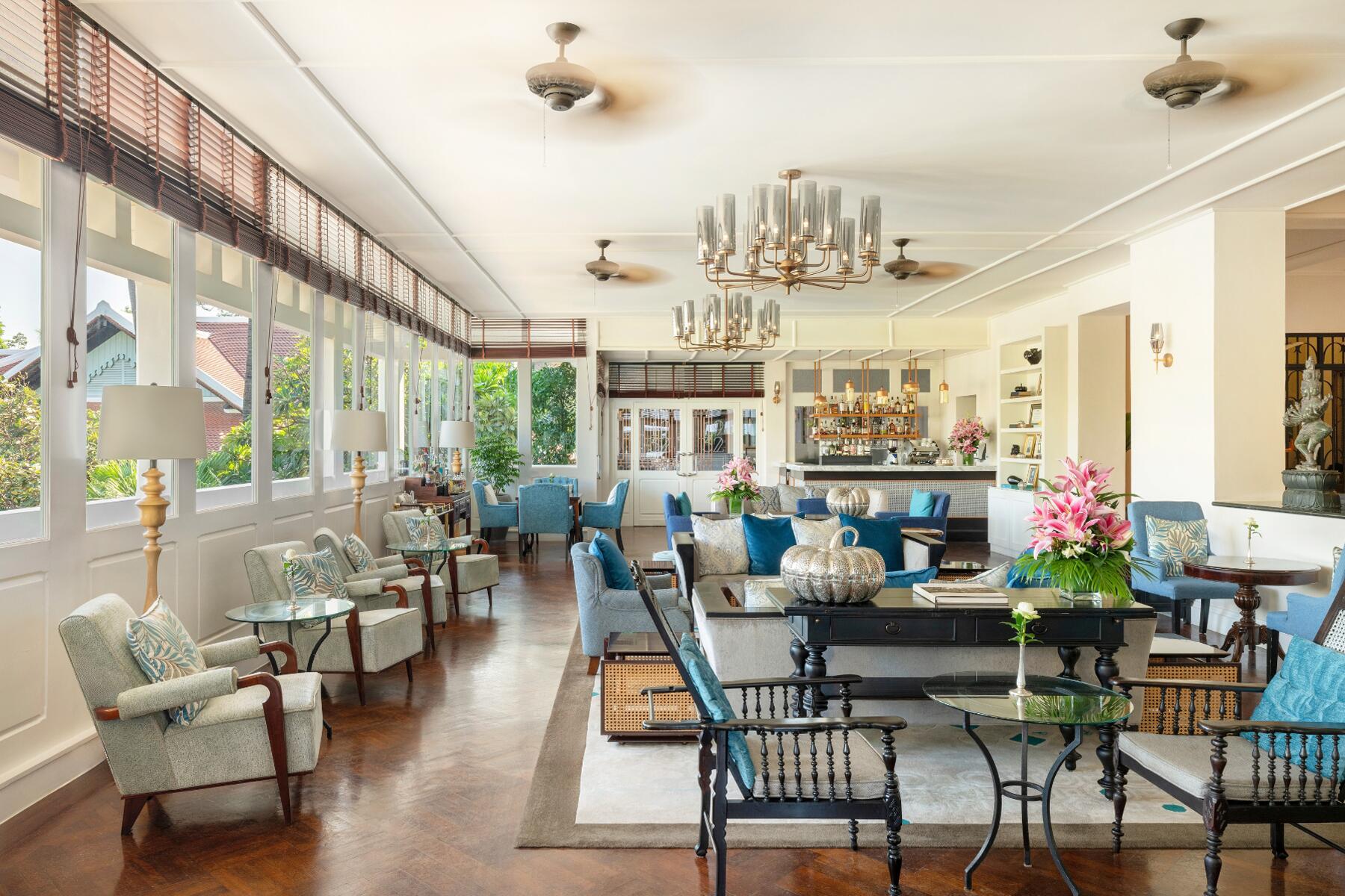 Conservatory at Raffles Grand Hotel d’Angkor