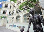 The Peranakan Museum is a museum in Singapore specialising in Peranakan culture. A sister museum to the Asian Civilizations Museum, it is the first of its kind in the world, that explore Peranakan cultures in Singapore and other former Straits Settlements 
